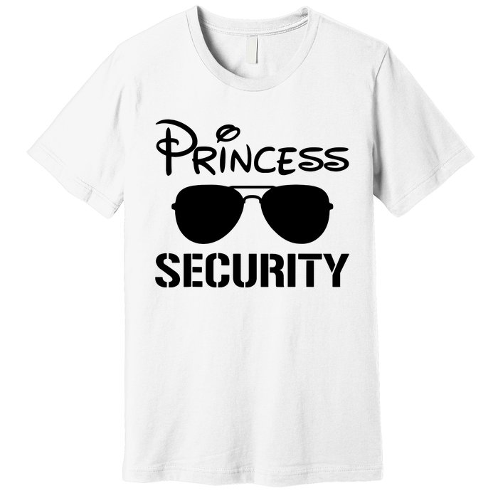 Princess Security Funny Birthday Halloween Party Design Premium T-Shirt