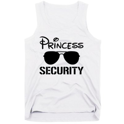 Princess Security Funny Birthday Halloween Party Design Tank Top