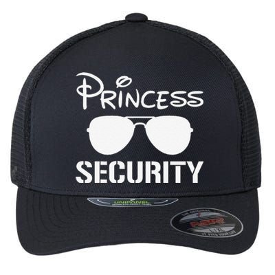 Princess Security Funny Birthday Halloween Party Design Flexfit Unipanel Trucker Cap