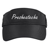 Presheatecha Script Funny Word Chicken Shack Adult Drive Performance Visor