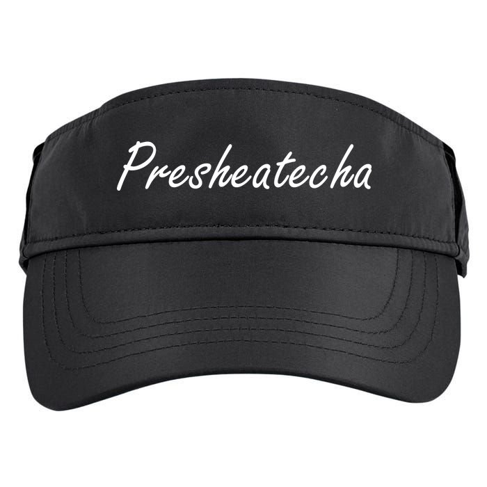 Presheatecha Script Funny Word Chicken Shack Adult Drive Performance Visor