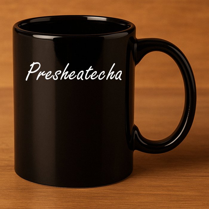 Presheatecha Script Funny Word Chicken Shack 11oz C Handle Ceramic Mug