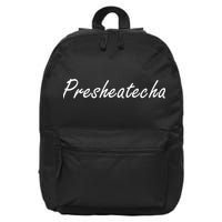 Presheatecha Script Funny Word Chicken Shack 16 in Basic Backpack