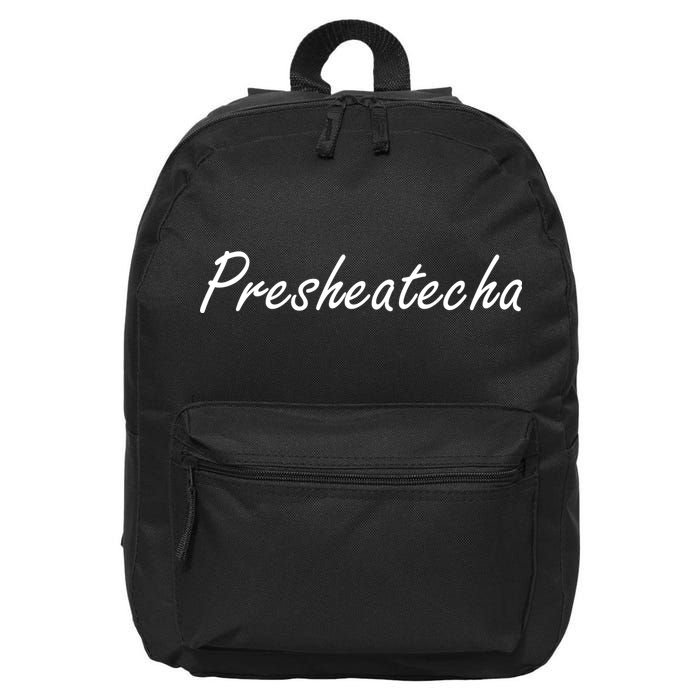 Presheatecha Script Funny Word Chicken Shack 16 in Basic Backpack