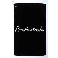 Presheatecha Script Funny Word Chicken Shack Golf Towel