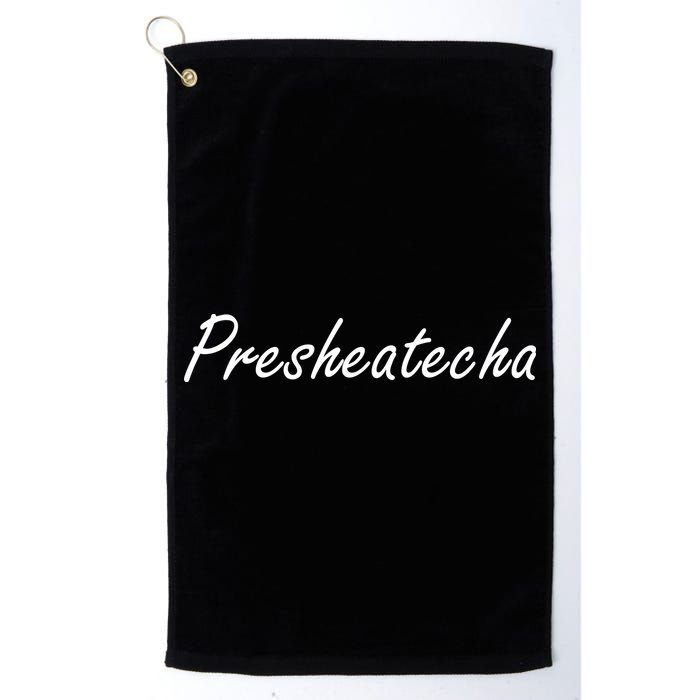 Presheatecha Script Funny Word Chicken Shack Golf Towel