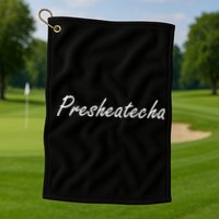 Presheatecha Script Funny Word Chicken Shack Golf Towel