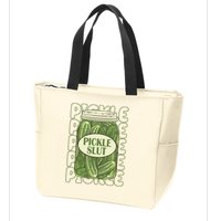Pickle Slut Funny Pickle Lover Zip Tote Bag