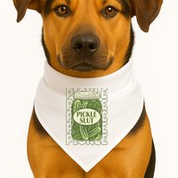 Pickle Slut Funny Pickle Lover USA-Made Doggie Bandana