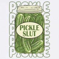 Pickle Slut Funny Pickle Lover USA-Made Doggie Bandana