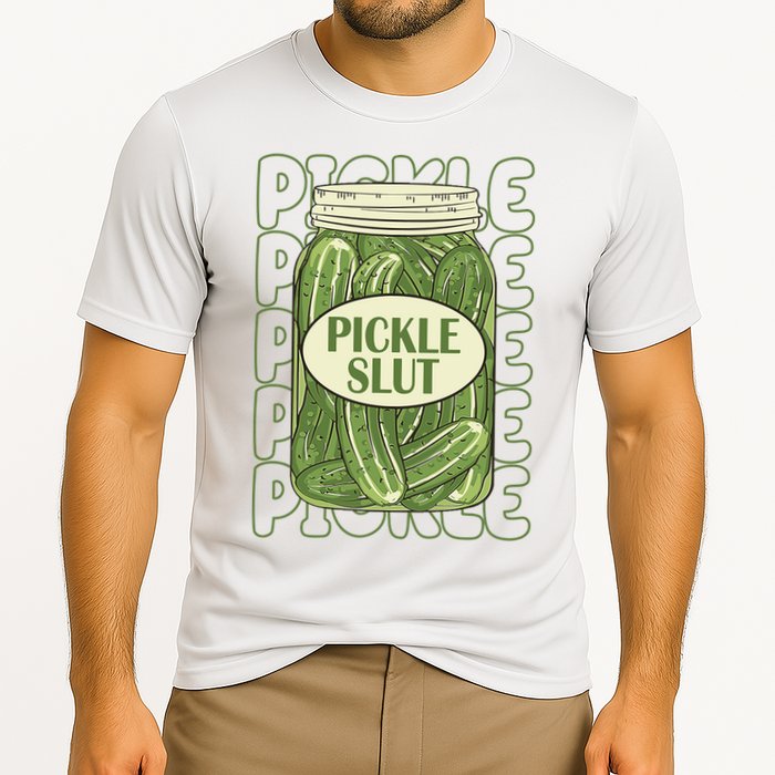 Pickle Slut Funny Pickle Lover Cooling Performance Crew T-Shirt