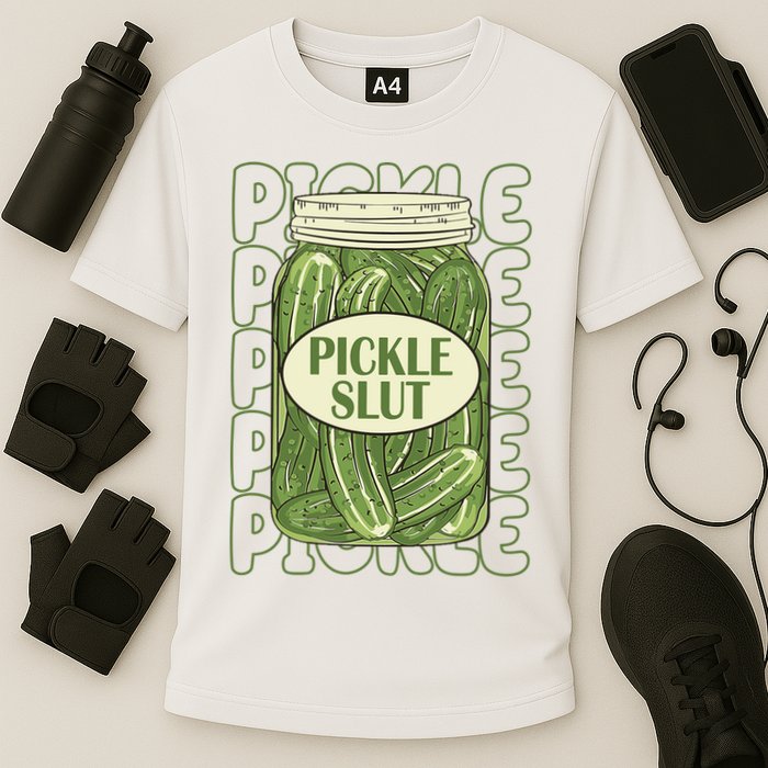 Pickle Slut Funny Pickle Lover Cooling Performance Crew T-Shirt