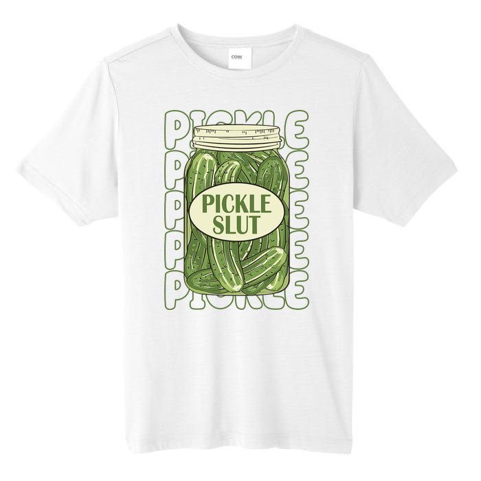 Pickle Slut Funny Pickle Lover Tall Fusion ChromaSoft Performance T-Shirt