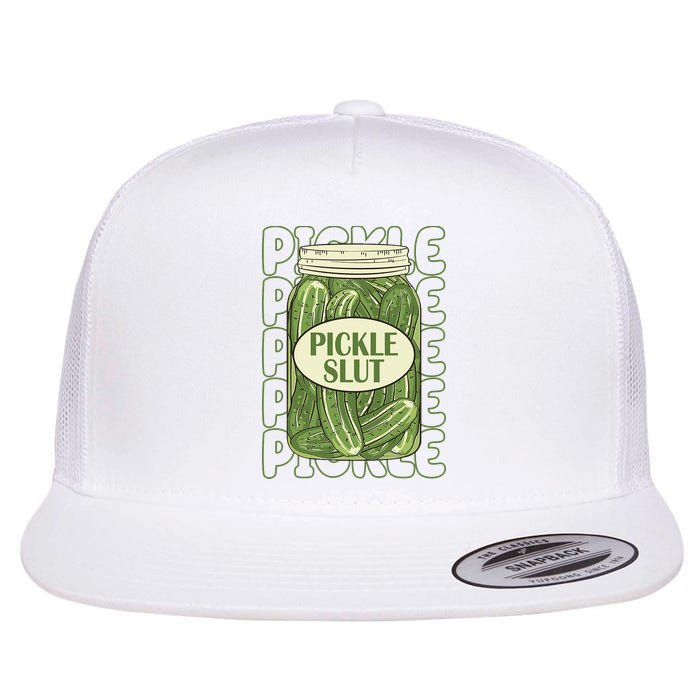 Pickle Slut Funny Pickle Lover Flatbill Hat