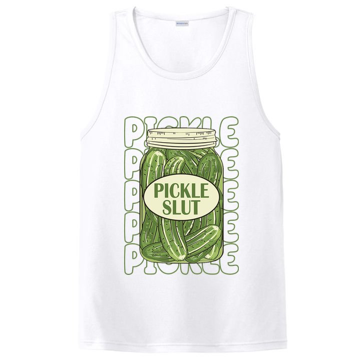Pickle Slut Funny Pickle Lover PosiCharge Competitor Tank