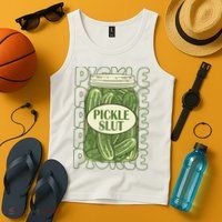 Pickle Slut Funny Pickle Lover Tank Top