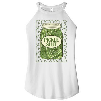 Pickle Slut Funny Pickle Lover Women’s Perfect Tri Rocker Tank