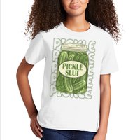 Pickle Slut Funny Pickle Lover Kids T-Shirt