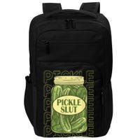 Pickle Slut Funny Canned Pickles Impact Tech Backpack