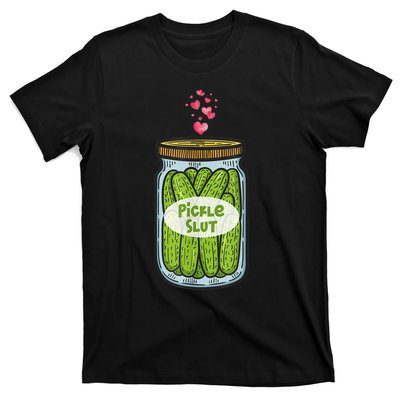 Pickle Slut Funny Canned Pickles T-Shirt