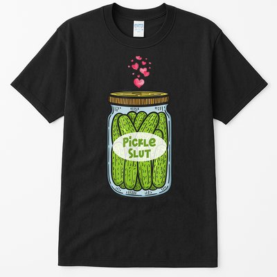 Pickle Slut Funny Canned Pickles Tall T-Shirt