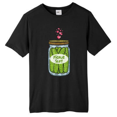 Pickle Slut Funny Canned Pickles Tall Fusion ChromaSoft Performance T-Shirt