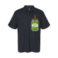 Pickle Slut Funny Canned Pickles Softstyle Adult Sport Polo