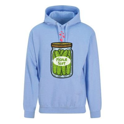 Pickle Slut Funny Canned Pickles Unisex Surf Hoodie