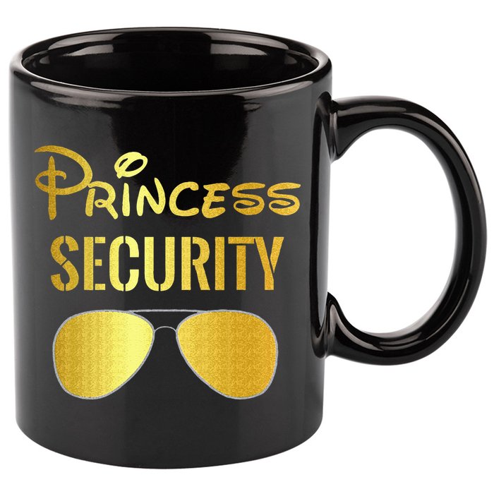 Princess Security For Men Women 11oz C Handle Ceramic Mug