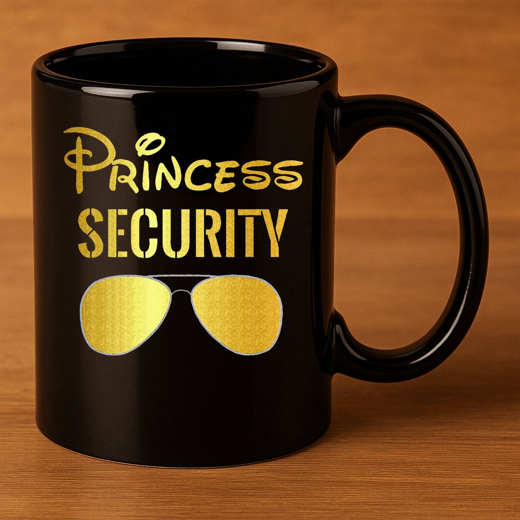 Princess Security For Men Women 11oz C Handle Ceramic Mug