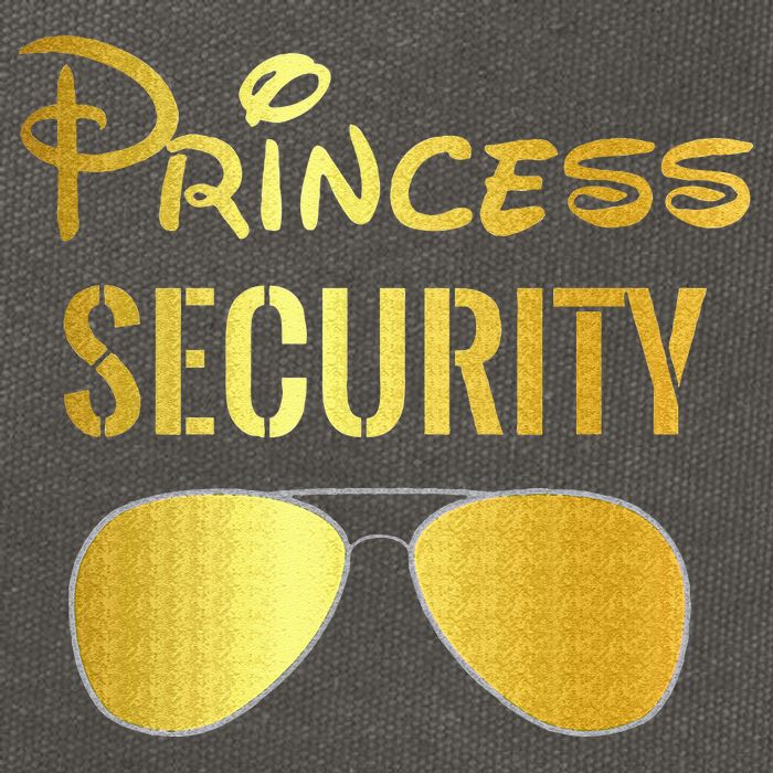 Princess Security For Men Women Cotton Canvas Backpack