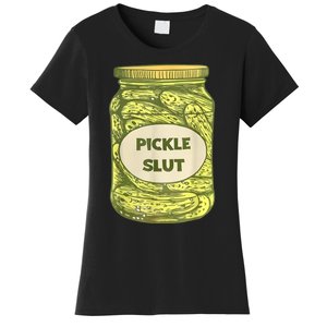 Pickle Slut Funny Canned Pickles Women's T-Shirt