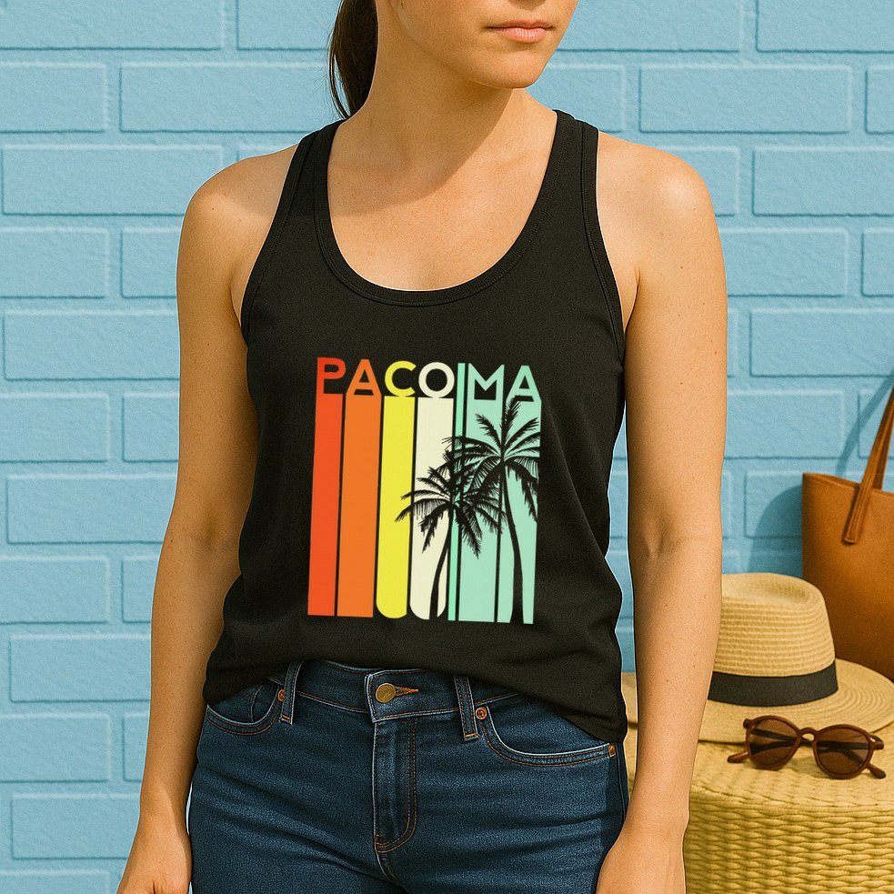 Pacoima San Fernando Valley Sfv California Van Nuys 818 323 Womens Tank Top