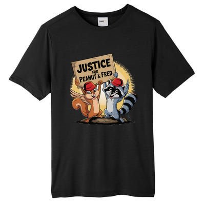 Peanut Squirrel & Fred Raccoo Justice For Peanut Wanted Tall Fusion ChromaSoft Performance T-Shirt