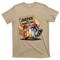 Peanut Squirrel & Fred Raccoo Justice For Peanut Wanted T-Shirt