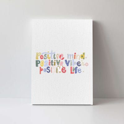 Positive Spring Flowers Canvas