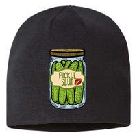 Pickle Slut Funny Pickle Slut Who Loves Pickles Apaprel Sustainable Beanie