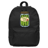 Pickle Slut Funny Pickle Slut Who Loves Pickles Apaprel 16 in Basic Backpack