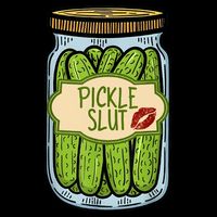 Pickle Slut Funny Pickle Slut Who Loves Pickles Apaprel 16 in Basic Backpack