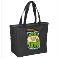 Pickle Slut Funny Pickle Slut Who Loves Pickles Apaprel Zip Tote Bag