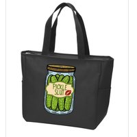 Pickle Slut Funny Pickle Slut Who Loves Pickles Apaprel Zip Tote Bag