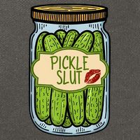 Pickle Slut Funny Pickle Slut Who Loves Pickles Apaprel Cotton Canvas Backpack