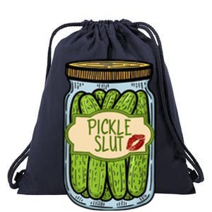 Pickle Slut Funny Pickle Slut Who Loves Pickles Apaprel Drawstring Bag