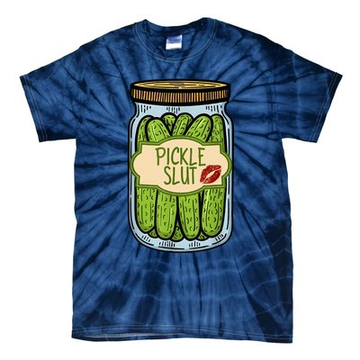 Pickle Slut Funny Pickle Slut Who Loves Pickles Apaprel Tie-Dye T-Shirt