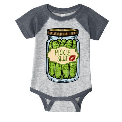 Pickle Slut Funny Pickle Slut Who Loves Pickles Apaprel Infant Baby Jersey Bodysuit