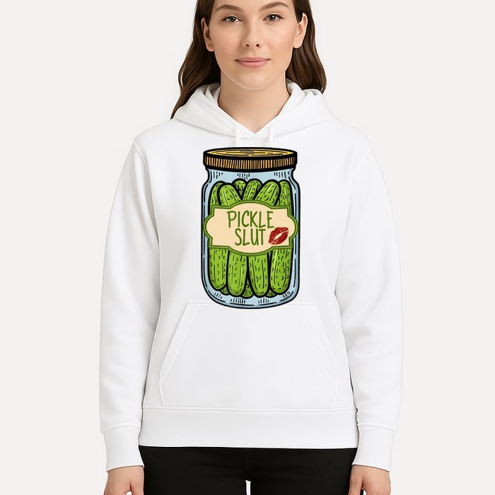 Pickle Slut Funny Pickle Slut Who Loves Pickles Apaprel Hoodie
