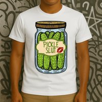 Pickle Slut Funny Pickle Slut Who Loves Pickles Apaprel T-Shirt