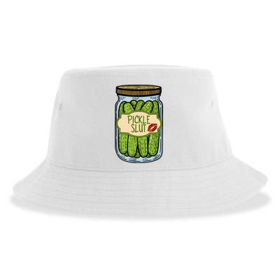 Pickle Slut Funny Pickle Slut Who Loves Pickles Apaprel Sustainable Bucket Hat
