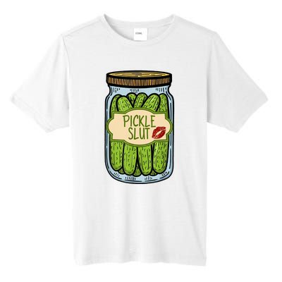 Pickle Slut Funny Pickle Slut Who Loves Pickles Apaprel Tall Fusion ChromaSoft Performance T-Shirt