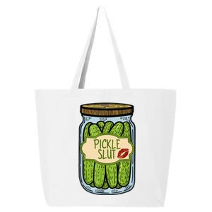 Pickle Slut Funny Pickle Slut Who Loves Pickles Apaprel 25L Jumbo Tote